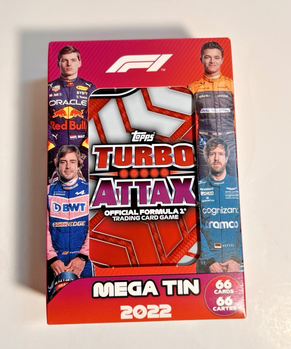 2022 Topps Formula 1 F1 Turbo Attax Mega Tin